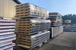 B-keus sandwichpaneel 60mm zilvergrijs